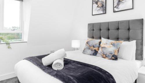 Modern Two Bed Apartment - Balcony & Parking - Netflix 8MC - Foto 2, towels