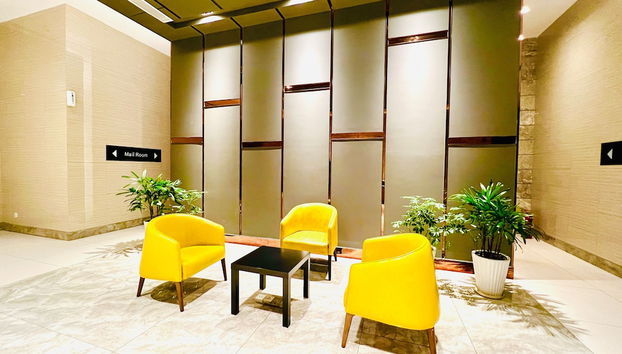 Zona de estar del vestíbulo