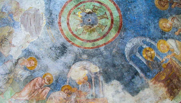 Afresco da igreja de São Nicolau