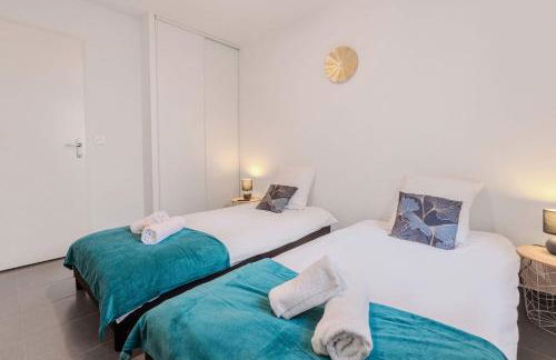 Quiet and bright apartment terrace and private P - Foto 9