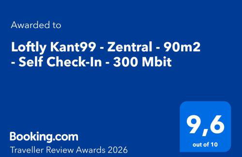Loftly Kant99 - Zentral - 90m2 - Self Check-In - 300 Mbit - Foto 73