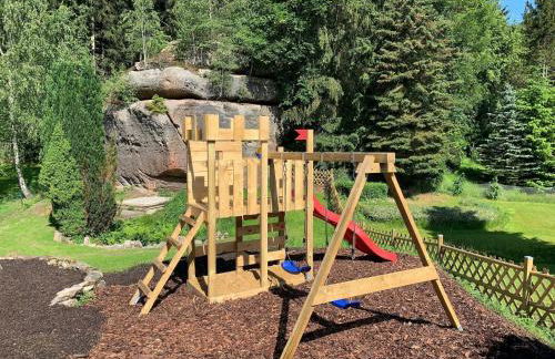 Holiday Home Waldferienhaus Dunja mit Sauna- Whirlpool- direkt am Waldrand- Kletterfelsen by Interhome - Photo 11