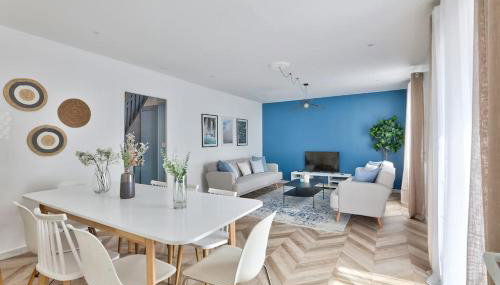 Villa Marne - Parking Gratuit - 15mn Paris - 5mn à pied Gare Epinay Villetaneuse - Terrasse - Jardin - De 1 à 10 personnes - Stade de France - Casino d'Enghien - Hippodrome, Université - Foto 1