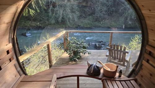 Luna's A-Frame - River & Spa - Foto 2