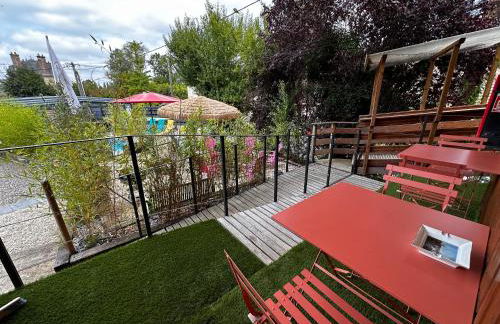 Gîte du Silo Epi de Maïs Piscine et SPA - Foto 6