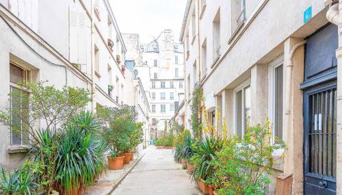 Paris my home, GF, AIR COND, 2 SHOWERS, 2 WC - Foto 2, Garden view