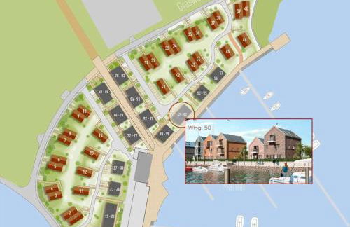 Ostsee - Appartement Nr 50 "Meerblick" am Yachthafen im Strand Resort - Foto 19