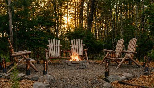 Hot Tub, Pond, 2 Fire Pits Mural Art Cabin - Foto 5