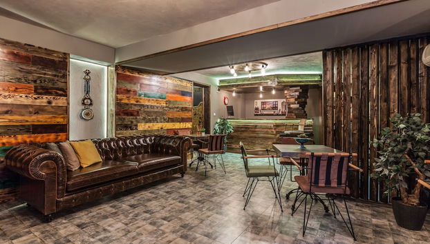 Zona de estar del vestíbulo