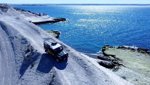 Recorriendo la costa de Puerto Madryn en 4x4