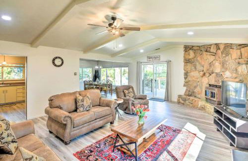 Furnished Deck and Fire Pit Sherwood Forest Cabin - Photo 15