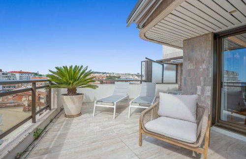 REF 1244 - Cannes Back Croisette - Sea view apartment for rent - Photo 25