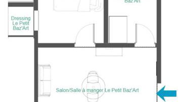 Le Petit Baz'Art 2 pièces proche Colmar - Foto 5