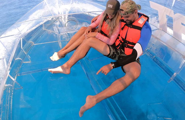 Cozumel Clear Boat Tour + Snorkel - Photo 6