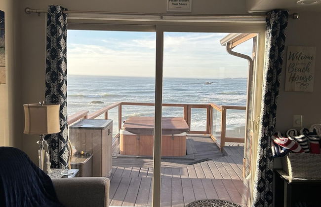 Oceanfront Cabin 6 w Jacuzzi Awe-inspiring View - Foto 13