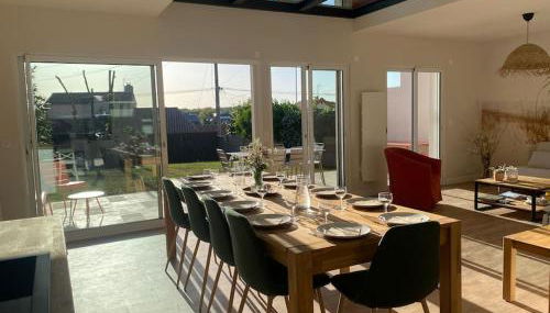 Vue Mer 2 pas des plages 10 pers 4 chambres Villa KER LOT PLAGE - Foto 2