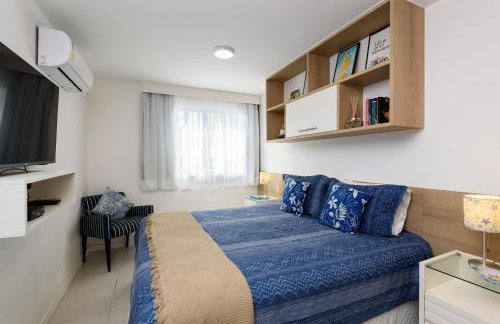 Frente Mar no Recreio com Varanda Privativa Ideal para Família - Foto 24