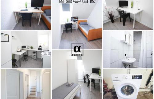 ALFA 2 Zimmer Apartment Stuttgart 2BR TV WIFI WM nahe Daimler l WIFI & SmartTV I 2 Rooms l Bathroom I Kitchen - Foto 1