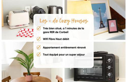 La Cozy Space - 1 min Gare De Corbeil - Foto 26