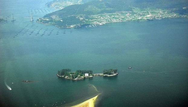 Paisajes de la isla de San Simón