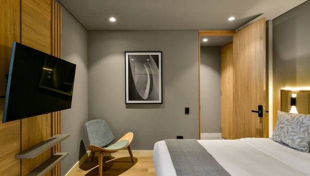 w Illustrious 1BR w/ Great Balcony in Unicentro - Foto 4, Habitación