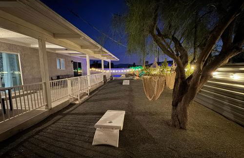 Havana House oasis with pool spa firepit game room and Mountain Views Be away from the city rules - Foto 35