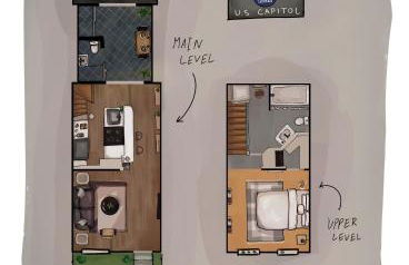 Entire rowhouse in Capitol Hill with free parking - Foto 9