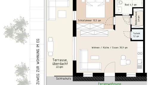 Ferienwohnung Am Rehgarten - Foto 3