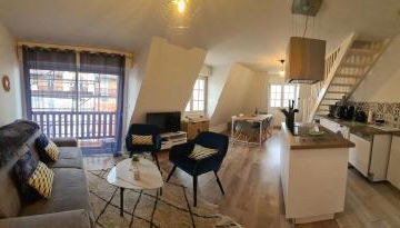 Duplex au cœur de Deauville avec vue imprenable et parking privé - Photo 2, stove, dishwasher, pet friendly, minibar