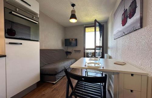 Studio cosy aux pieds des pistes, vue splendide - FR-1-624-53 - Photo 6