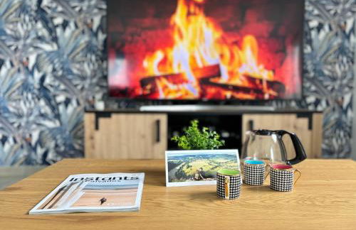 Les dunes, maison neuve 8 p bien équipée jardin clos, terrasse équipée, parking, garage à 850 m de la plage et centre bourg, sur plages du débarquement près Arromanches et Bayeux, chiens bienvenus - Foto 9