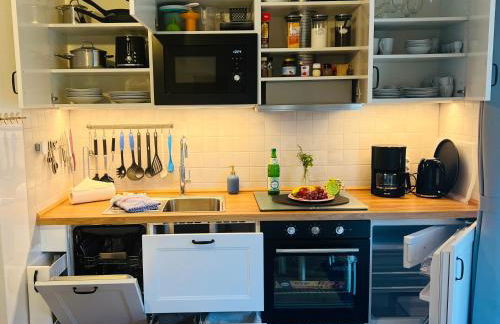 SeeLund - Meeresrauschen lauschen - ruhiges sonniges Apartment mit Garten und Terrasse nahe Strand und Ostsee - Foto 17