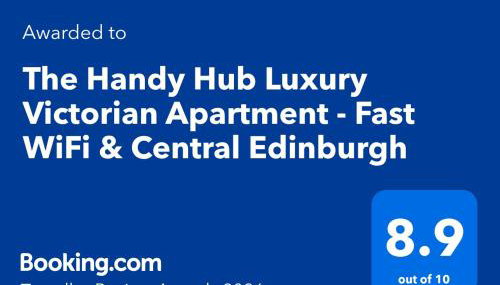 The Handy Hub Luxury Victorian Apartment - Fast WiFi & Central Edinburgh - Foto 2