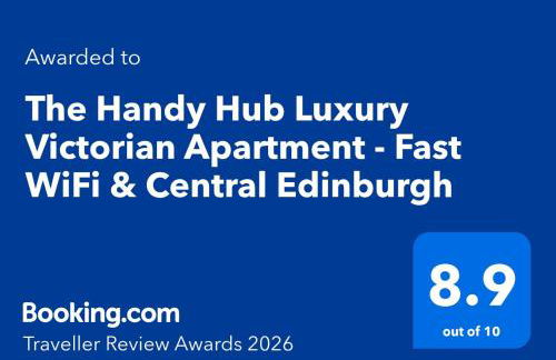 The Handy Hub Luxury Victorian Apartment - Fast WiFi & Central Edinburgh - Photo 2