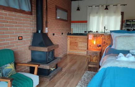 Chalé Valle dos sonhos romântico privativo com hidromassagem e lareira - Foto 20