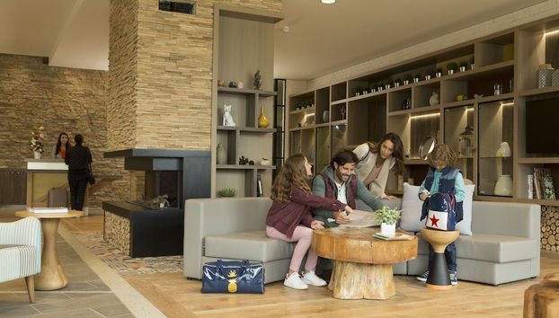 Sala de estar do lobby