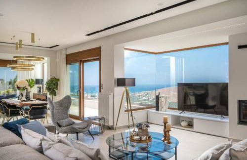 Eunoia Blue Villa Heraklion Crete, Sea View, Private Pool, Prassas, Karteros - Foto 25