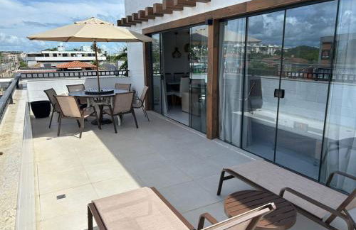 Cobertura pé na areia, 3 suítes e área externa - Foto 52