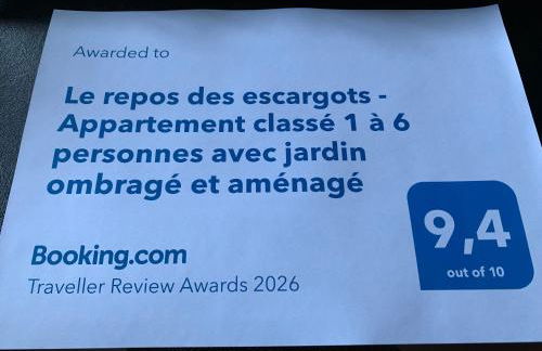 Le repos des escargots - Appartement 3 étoiles - label Qualidog - 1 à 6 personnes avec jardin ombragé et aménagé - Photo 45