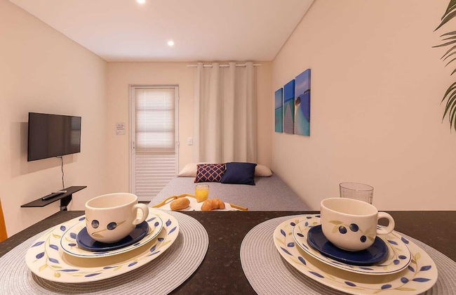 ESTUDIO MAR'BELLA 100M PRAIA, COM COZINHA E ESTACIONAMENTO - Foto 4