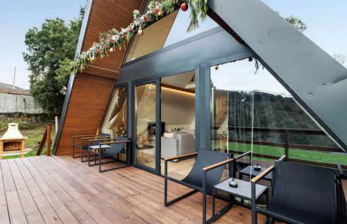 Chalés Luna In Rio escapadinha no Gerês, A-frame aconchegante vista rio e montanha aquecimento, total privacidade - Photo 20