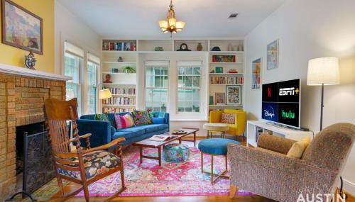 Charming Vintage House in Zilker with Hot Tub and Parking - Foto 3