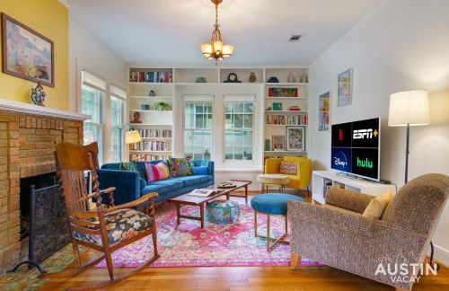 Charming Vintage House in Zilker with Hot Tub and Parking - Foto 3