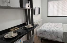 Studio com piscina aquecida,completo ,academia ,próximo ao shopping Palladium - Foto 4