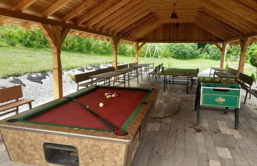 Domki cało roczne z własnym stawem nad jeziorem - Foto 23