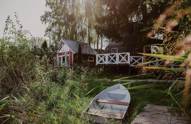 Wooden Home by Lake Klepnicko With Pier - Foto 16