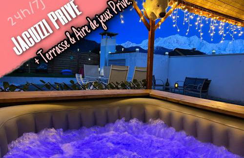 Le petit paradis au pied du Monte Blanco,jacuzzi privé, Rooftop,air de jeux - Foto 1