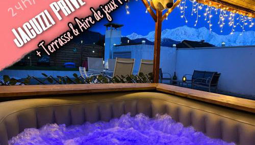 Le petit paradis au pied du Monte Blanco,jacuzzi privé, Rooftop,air de jeux - Foto 1