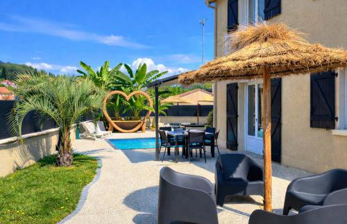 Sublime villa des Oliviers - Piscine chauffée, espace détente, Baby-foot, cuisine extérieure - proche d'Agen - Foto 39