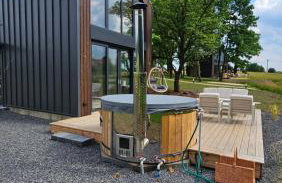 Vilanovka - domki z prywatną balią przy stawie i lesie - Foto 17